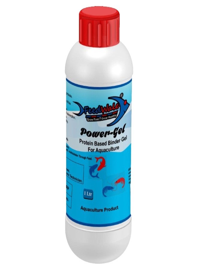 FeedWale Power Gel Protein Based Binder Gel to Mix Medicines with Fish Feed - 1 Litre - Image 1